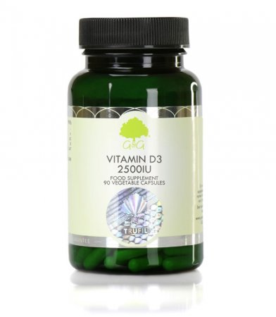 Vitamin D3 2500iu z vitaminoma K2 in C, 90 kapsul