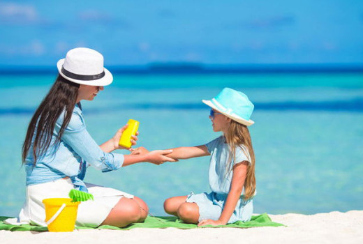 Zaščita otrok na soncu