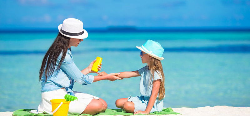 Zaščita otrok na soncu