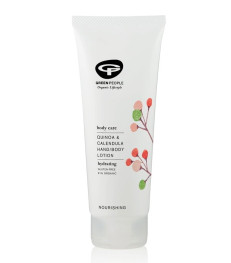 Negovalni losjon za telo in roke s kvinojo in ognjičem