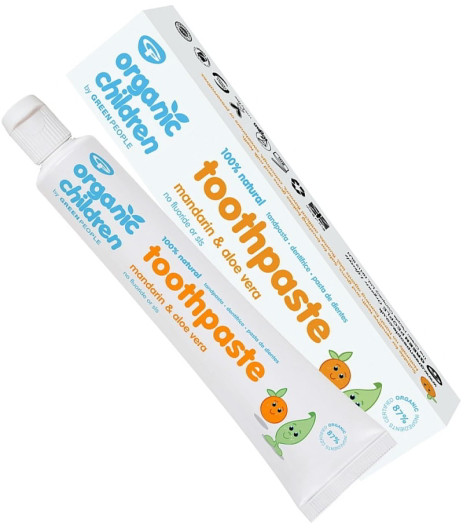Otroška zobna pasta z mandarino in aloe vero