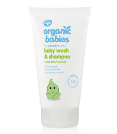 Gel za umivanje in šampon za dojenčke brez dodanih dišav