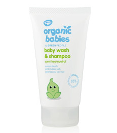Gel za umivanje in šampon za dojenčke brez dodanih dišav