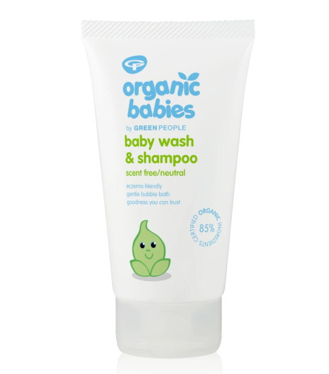 Gel za umivanje in šampon za dojenčke brez dodanih dišav