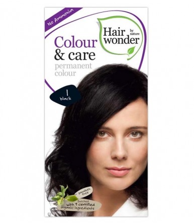 Barva za lase brez amonijaka (črna 1)