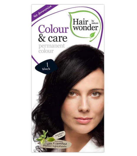 Barva za lase brez amonijaka (črna 1)