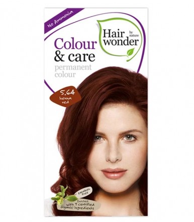 Barva za lase brez amonijaka (henna rdeča 5.64)