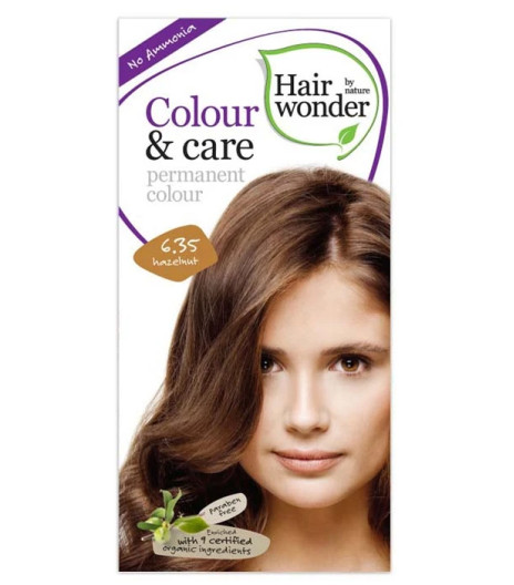 Barva za lase brez amonijaka (lešnik 6.35)