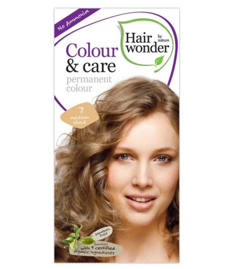 Barva za lase brez amonijaka (srednje blond 7)