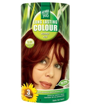 Obstojna barva za lase Henna rdeča 5.64
