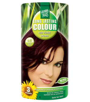 Obstojna barva za lase Rdeče-vijolično rjava 4.67