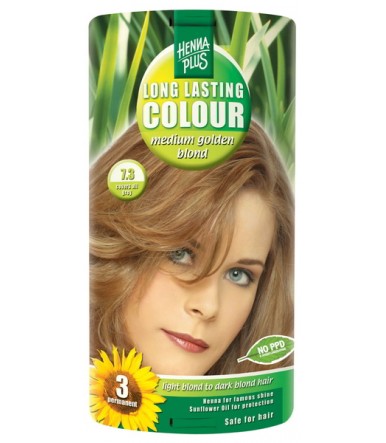 Obstojna barva za lase Srednje zlato blond 7.3
