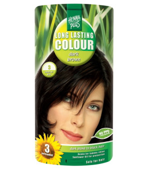 Obstojna barva za lase Temno rjava 3 Obstojna barva za lase Temno rjava 3