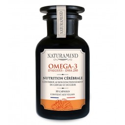 Omega 3, olje iz alg, DHA 250, 30 mehkih kapsul