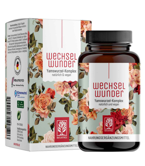 Kompleks divji jam, črna detelja in baldrijan, 90 kapsul