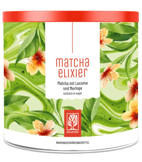 Matcha zeleni eliksir, lucuma in moringa, 180 g