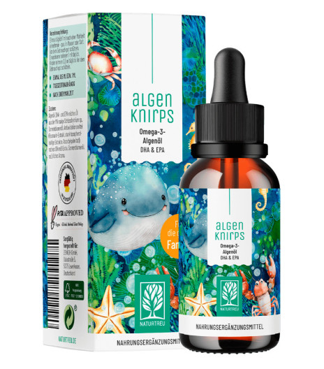 Omega-3 iz mikroalg, kapljice, 50 ml