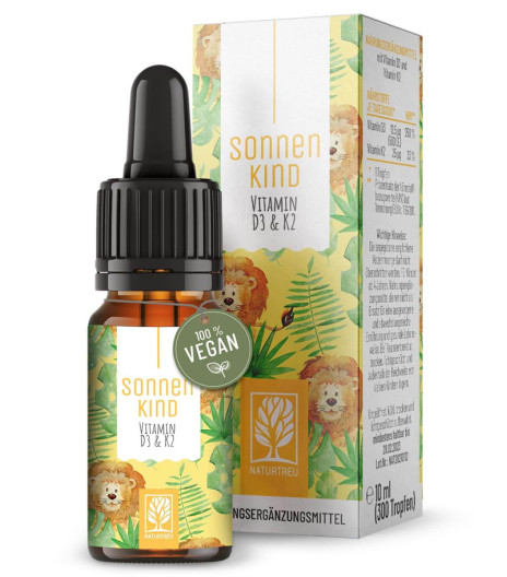 Vitamin D3 s K2 v kapljicah za otroke, 10 ml