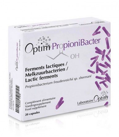 Optim PropioniBakter (mlečnokislinski fermenti), 20 kapsul