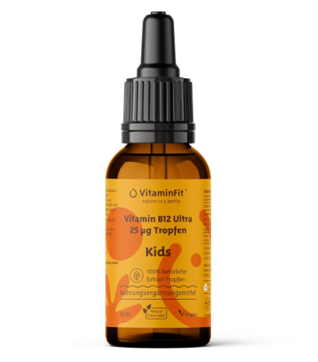 Vitamin B12, 25 µg, za otroke v kapljicah, 50 ml