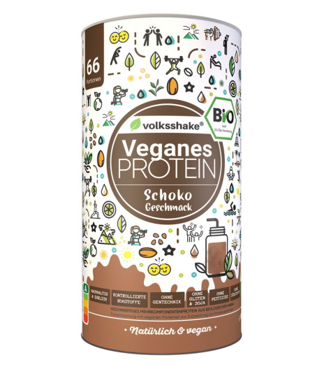 Rastlinske beljakovine (proteini), čokolada, bio, 1000 g