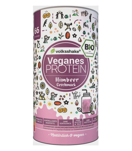 Rastlinske beljakovine (proteini), malina, bio, 1000 g