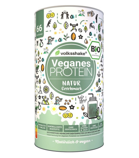 Rastlinske beljakovine (proteini), naravne, bio, 1000 g