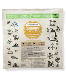 Rastlinske beljakovine (proteini) s sladili, okus piškotek, tester