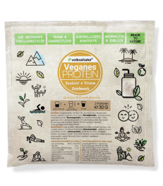 Rastlinske beljakovine (proteini) s sladili, okus piškotek, tester