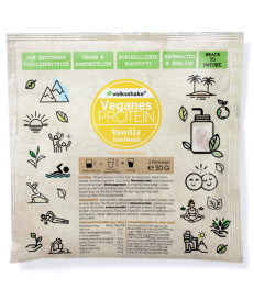 Rastlinske beljakovine (proteini) s sladili, okus vanilija, tester