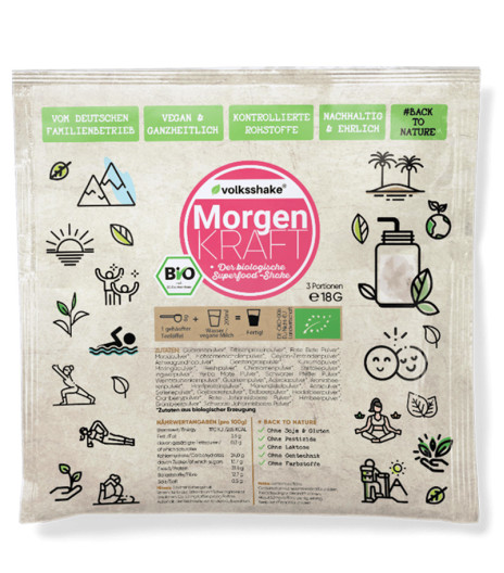 Živilo jutranji začetek, bio, tester, 18 g